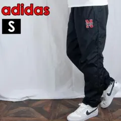 古着 ジャージ下 パンツ アディダスadidas S ブラック黒 Y2530