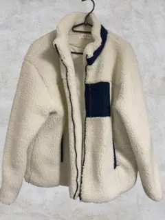 La Vie フリースジャケット アイボリー Lサイズ