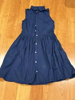 Polo Ralph Lauren ノースリーブワンピース 14号 ネイビー