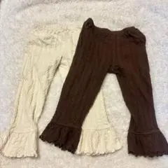 Natural Basic Style フレアパンツ　80のサムネイル