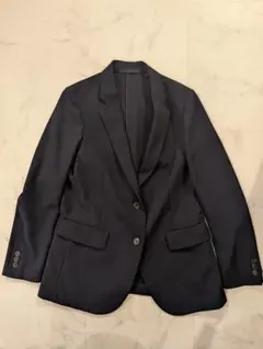 美品 ユニクロ 感動ジャケット S ネイビー