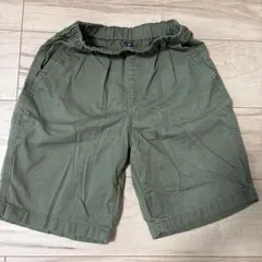 UNIQLO 140サイズ 半ズボン オリーブグリーン