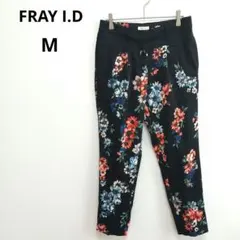 【フレイアイディー 】FRAY I.D 花柄 カジュアルパンツ ブラック 総柄のサムネイル