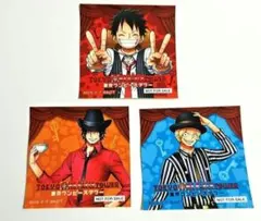 ワンピース　ONE PIECE　麦わらストア　ステッカー　ルフィ　エース　サボ