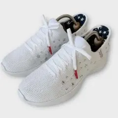 美品　スケッチャーズ (24.5) スリップインズ　メッシュ　スニーカー　スター