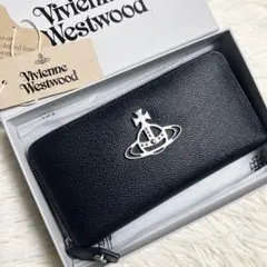 【美品】ヴィヴィアン＊ラウンドジップ オーブ アニー ブラック 付属品付き