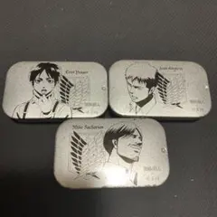 進撃の巨人　味覚糖　缶ケース　3個セット