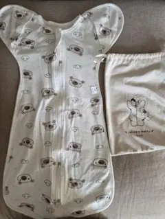 【コペルタ】スワドル　Mサイズ くま柄