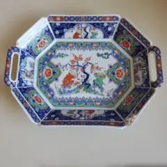 有田焼 若山窯 盛鉢 八角鉢 大鉢 　30cm