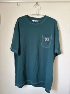 BEN DAVlSベンデイビス　ダークグリーン 半袖Tシャツ ポケット付き
