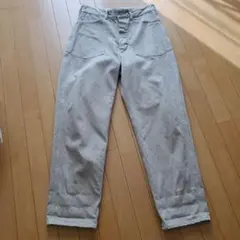 コリンボ カラーデニム ワークパンツ