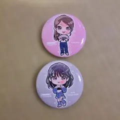 ★2個セット★LE SSERAFIM缶バッジ サクラ チェウォン ルセラフィム