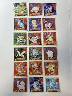ポケモン ノーマルシール まとめ売り 18枚セット