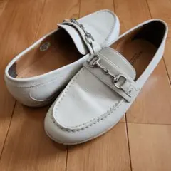 日本製★MODELLO VITA by madras★ローファー★ホワイト系のサムネイル