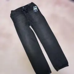 GAP ブラックデニムジョガーパンツ　新品タグ付き