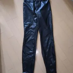ZARA レザー パンツ 長ズボン レギパン mex26 USA S サイズ合皮