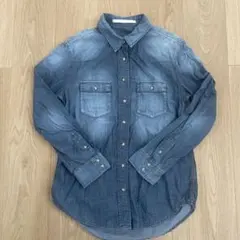 ブラックバイマウジー ダンガリーシャツ M