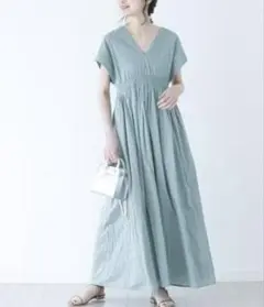 美品 MARIHA すずらんのドレス NOBLEカラー別注 フレアスリーブ 38 