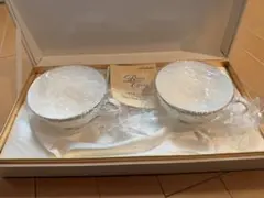 【未使用】Noritake ノリタケ ボーンチャイナ カップペアセット
