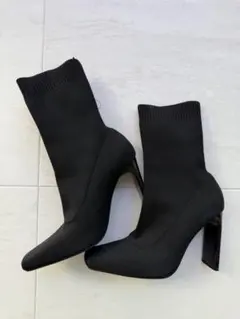 ZARA ソックスブーツ ブラック