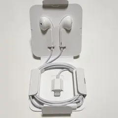 未使用 iPhone 有線イヤホンlightningライトニング コネクター型