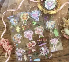 No.61 海外製 マステ Maruco Happiness Bouguet