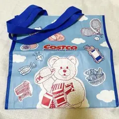 COSTCO コストコ くま エコバッグ 非売品　ブルー　青　水色のサムネイル