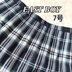 EASTBOY イーストボーイ チェック プリーツスカート 7号　春夏用