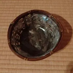 竹製風丸型バスケット 約10cm