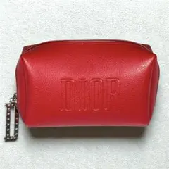 ♢DIOR ディオール ポーチ レッド　ノベルティ　中古