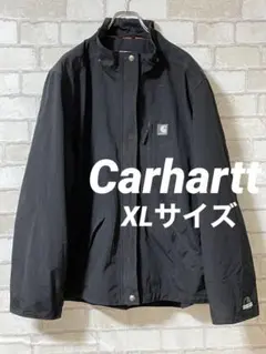 USA古着 カーハート WATERPROOF フーデッドジャケット ブラックのサムネイル