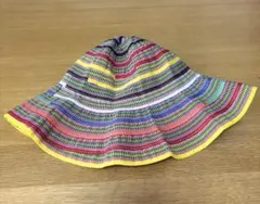 美品☆帽子　babyGap カラフル　ストライプ　ハット 18-24ヶ月　ゴム付