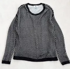 OLD NAVY オールドネイビー 総柄 クルーネック ニット セーター M