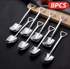 【新品】シャベル型 スプーン (8本セット)のサムネイル