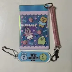 A*→様 おぱんちゅうさぎ カードホルダー ／んぽちゃむ アクリルキーホルダー