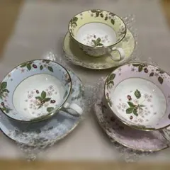 美品！希少！ウェッジウッド ポルカドット アフタヌーンティー フル 