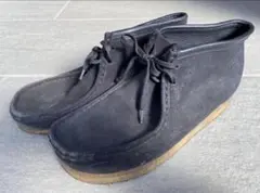 【最終出品】Clarks ワラビーブーツ　スエード　クレープソール　28.5