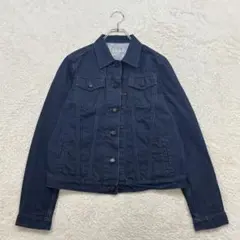 ギャップ1969【M】美品 紺系 デニムトラッカージャケット 綿100％ 春夏秋