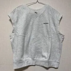 H&M ノースリーブスウェットベスト