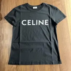 CELINE セリーヌ スタッズロゴ Tシャツ ブラック 黒 半袖 人気モデル
