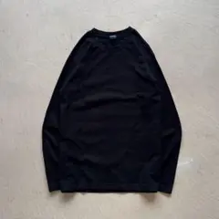 00s old uniqlo black l/s ブラック ロンt