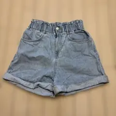 ライトブルー デニムショートパンツ