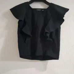 Lily Brown フリル付きブラックトップスのサムネイル