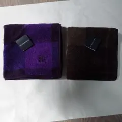 バーバリー タオルハンカチ２枚セット