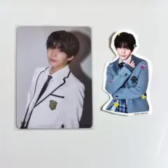 なにわ男子 長尾謙杜 HARD WORK トレカ シール ステッカー