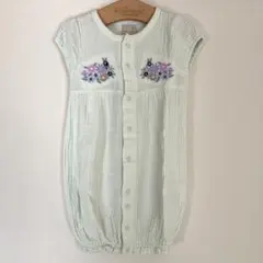 pettit main プティマイン 2wayオール 50-70 刺繍 綿100