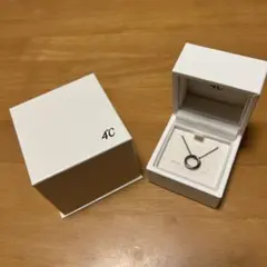 4℃ リング型ネックレス 箱付き