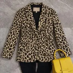極美品☆バナナリパブリック レオパードジャケット