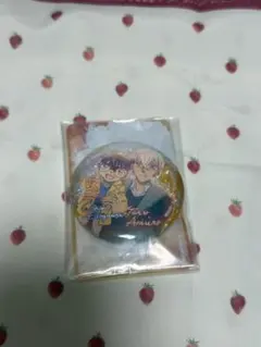 名探偵コナン 安室透 江戸川コナン 彩光キラキラ缶バッジ