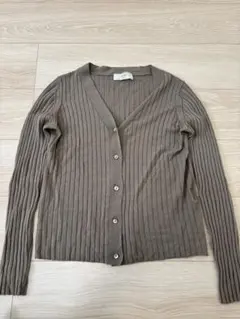 SLOBE IENA イエナ　ブラウン カーディガン　ウール100% 冬春